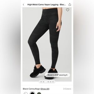 Alo Yoga High-Waist Vapor Leopard Legging